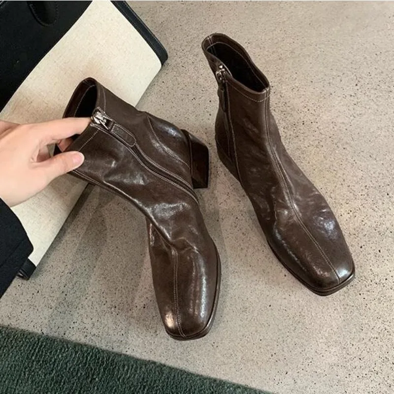 New Ethnic Fashion - New Women's Shoes Designer Heel Ankle