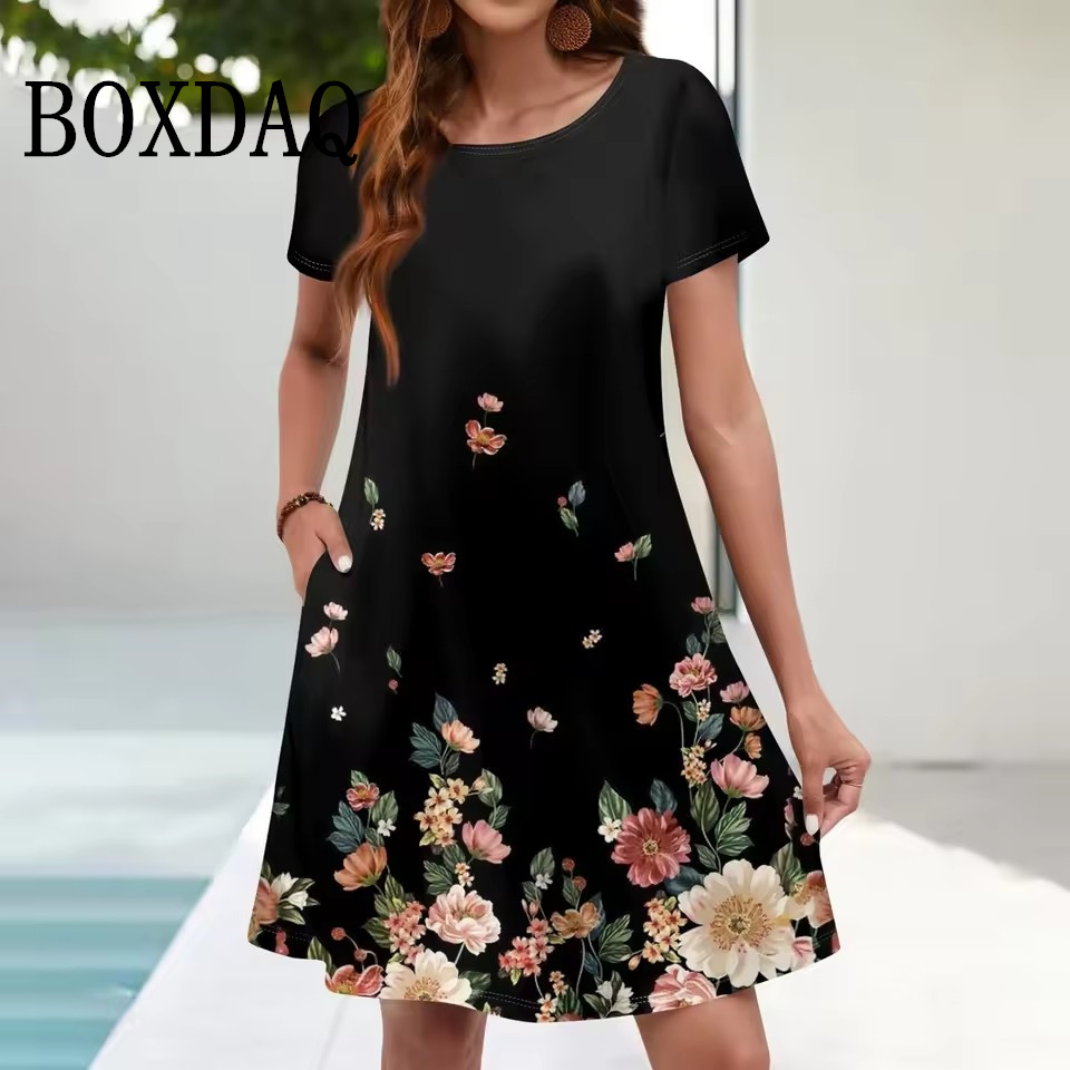 Women'S Casual Sundress Loose  - đánh giá và giá Ethnic Fashion Dress