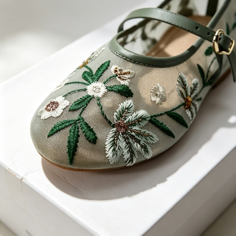 Mesh Embroidered Leisure Balle - đánh giá và giá Women'S Ethnic Fashion Brands