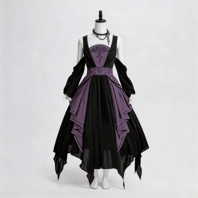 Gothic Style  Witch Costume Sk - đánh giá và giá Ethnic Fashion Dress