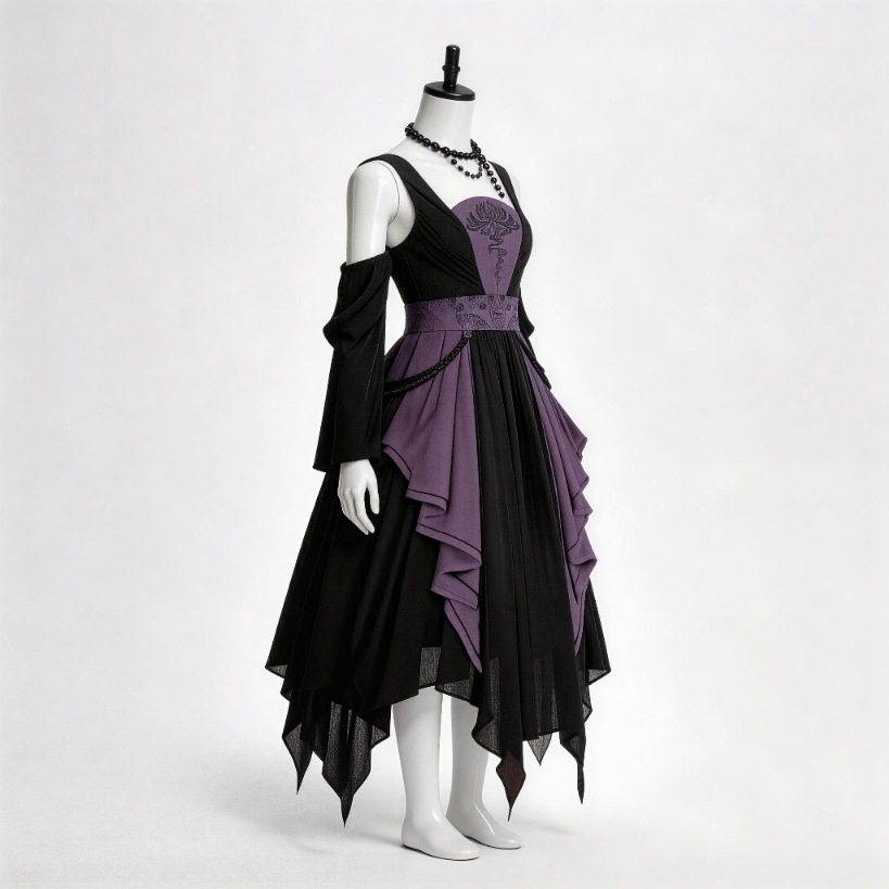 Gothic Style  Witch Costume Sk - đánh giá và giá Ethnic Fashion Dress