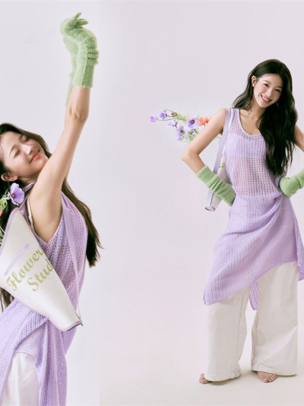 Romantic Spring  Flower Print  - đánh giá và giá New Ethnic Fashion