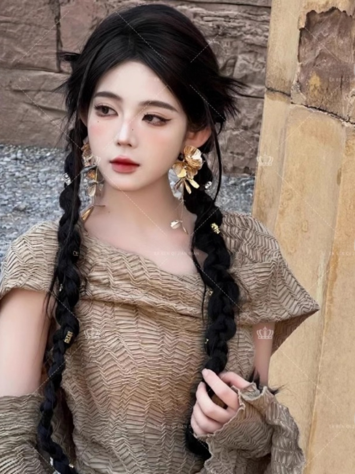 Desert  Themed Long Dress Wome - đánh giá và giá Ethnic Fashion Dress