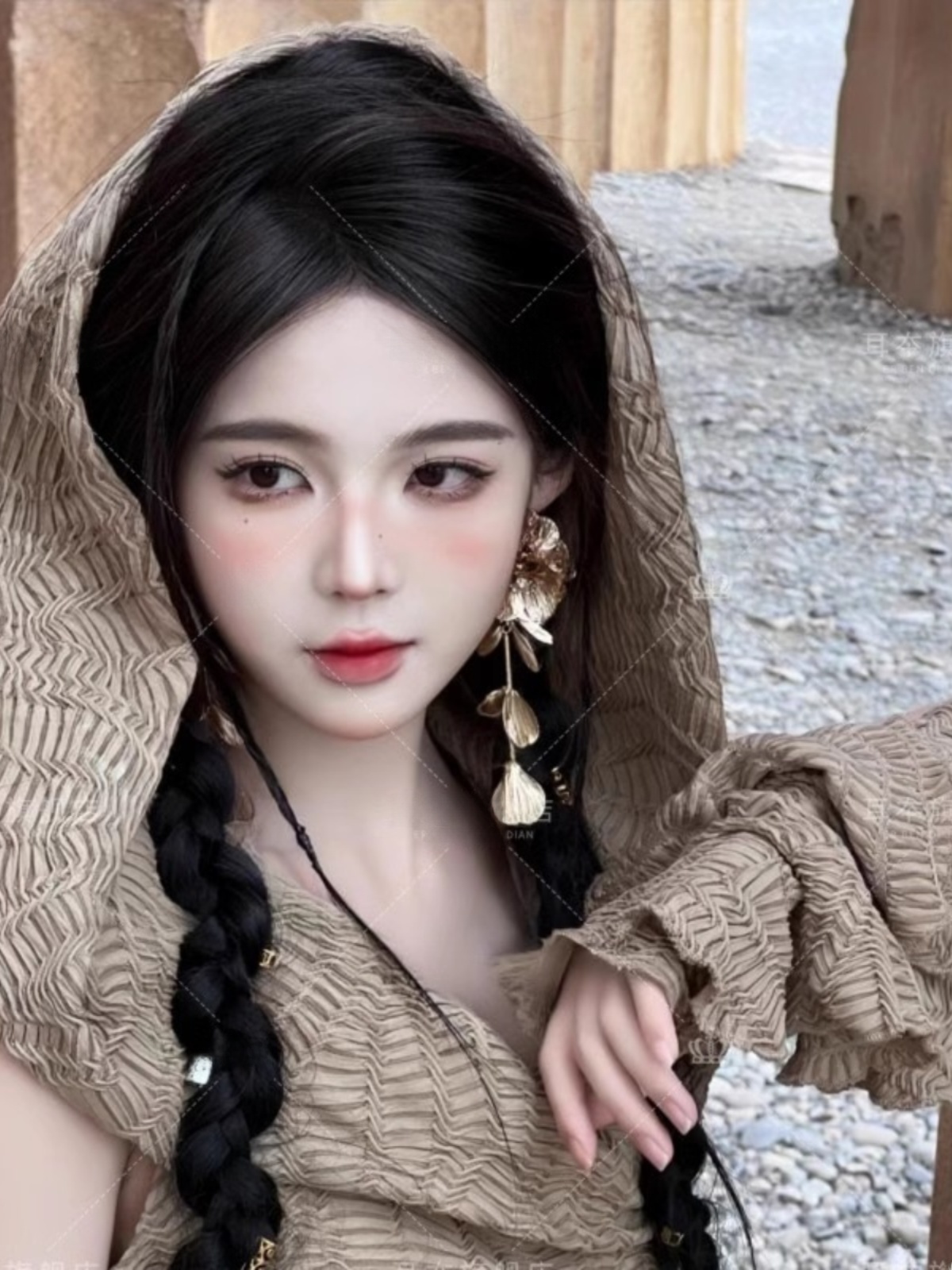 Desert  Themed Long Dress Wome - đánh giá và giá Ethnic Fashion Dress