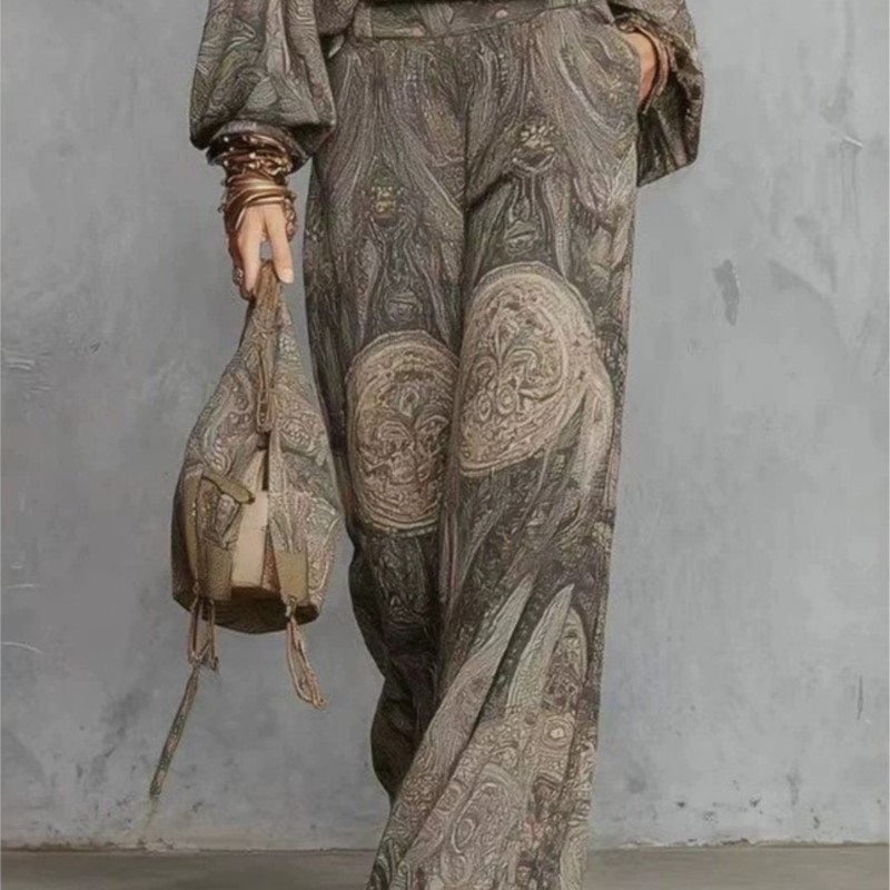 Boho Paisley Print Two-Piece S - đánh giá và giá Ethnic Fashion Collection