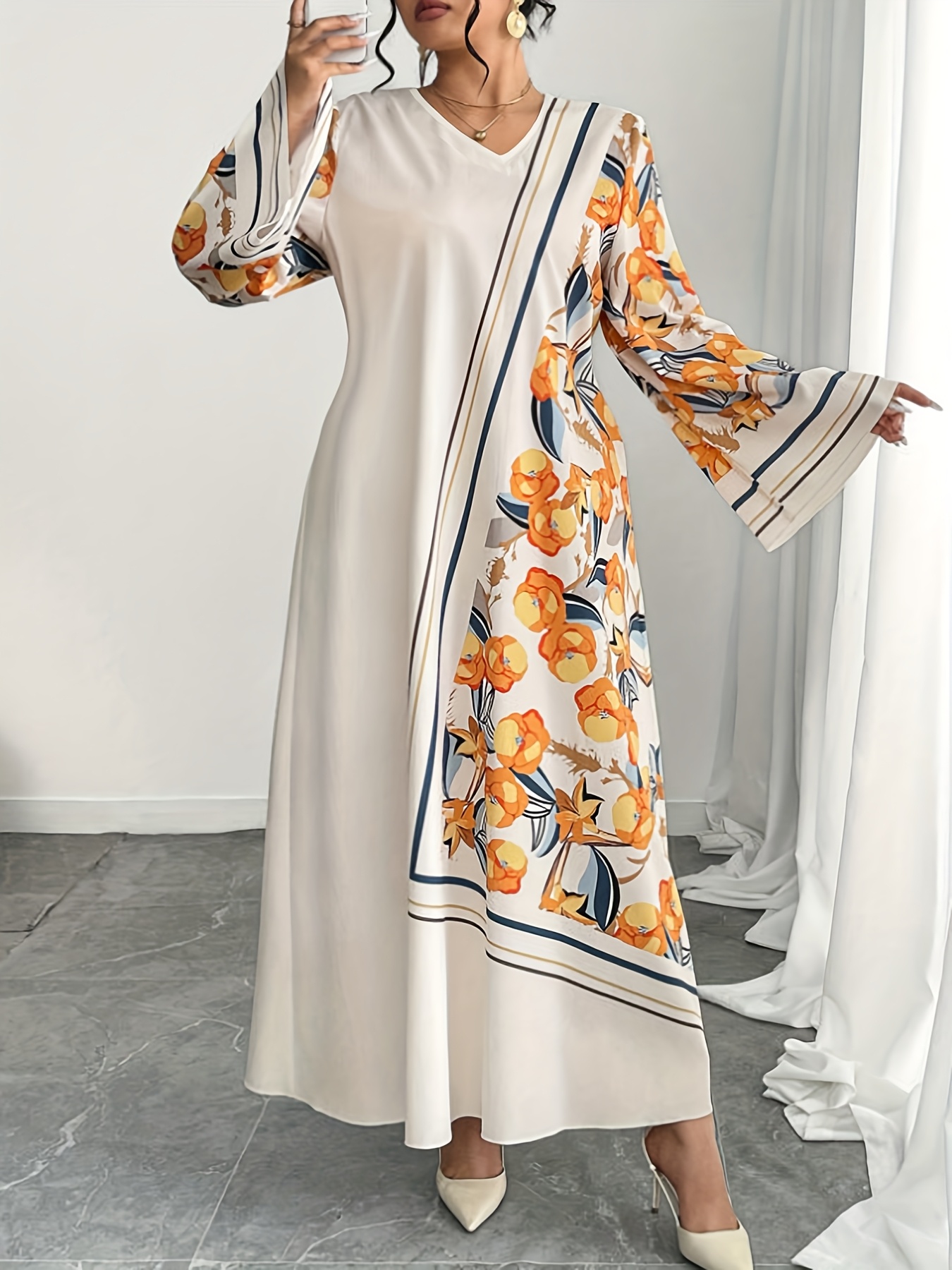 Plus Size Fashionable Women's  - đánh giá và giá Ethnic Fashion Dress