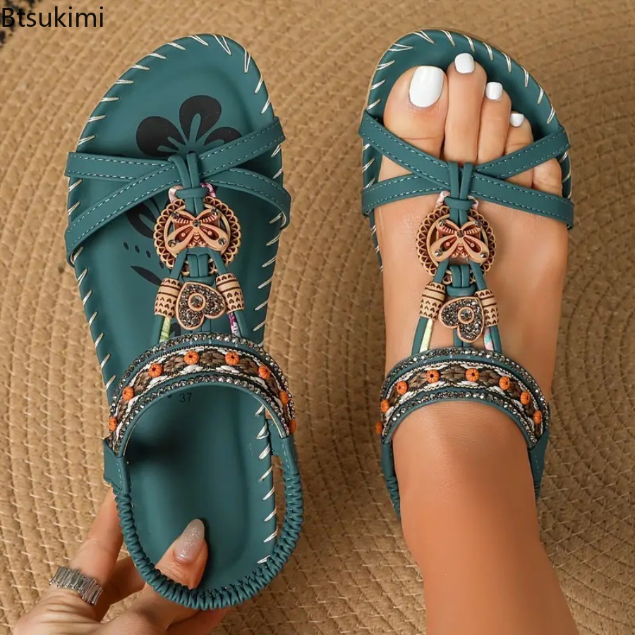 Women Bohemian Sandals Outdoor - đánh giá và giá Ethnic Fashion Dress