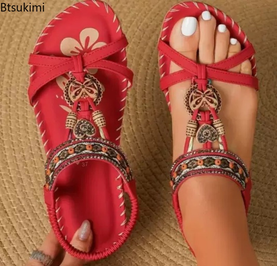 Women Bohemian Sandals Outdoor - đánh giá và giá Ethnic Fashion Dress