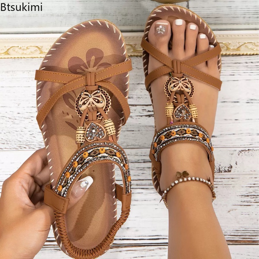 Women Bohemian Sandals Outdoor - đánh giá và giá Ethnic Fashion Dress