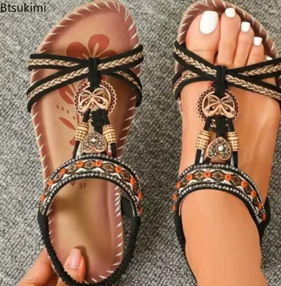 Women Bohemian Sandals Outdoor - đánh giá và giá Ethnic Fashion Dress