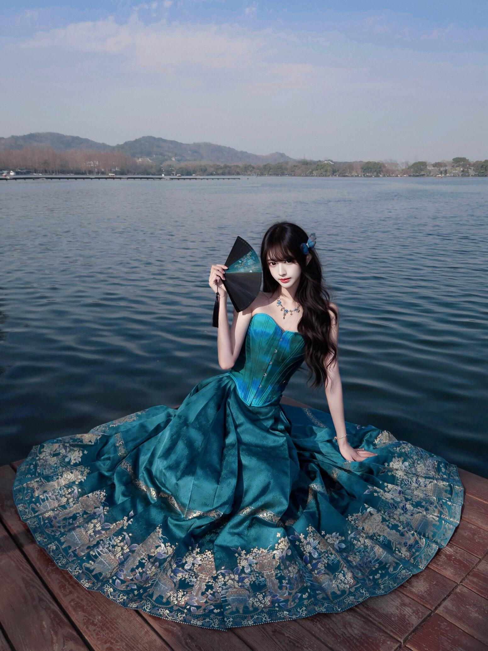 New Chinese Style Blue Hanfu S - đánh giá và giá New Ethnic Fashion